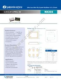 NX3222E0156.250000 Datasheet Cover