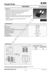 NX3225GD-10.000M-STD-CRA-3 Datasheet Cover