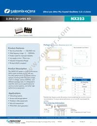 NX3232E0156.250000 Datasheet Cover