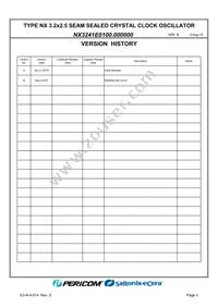 NX3241E0100.000000 Datasheet Page 2