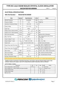 NX3241E0100.000000 Datasheet Page 3