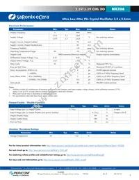 NX3261E0125.000000 Datasheet Page 2