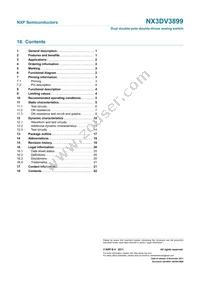 NX3DV3899HR Datasheet Page 22