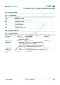 NX3DV42GU10X Datasheet Page 17