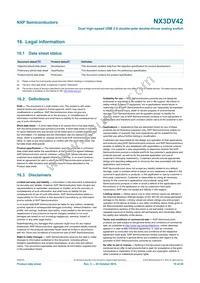 NX3DV42GU10X Datasheet Page 18