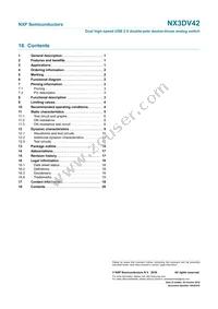 NX3DV42GU10X Datasheet Page 20