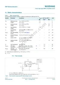 NX3DV642GU Datasheet Page 5