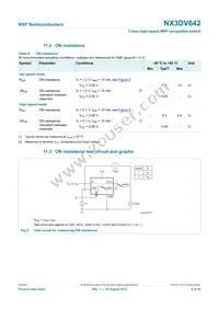NX3DV642GU Datasheet Page 6