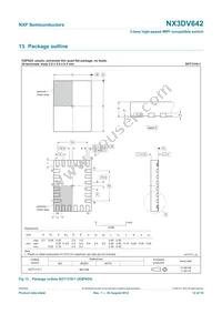 NX3DV642GU Datasheet Page 12