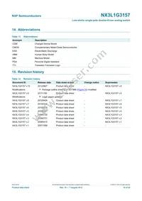 NX3L1G3157GW Datasheet Page 19