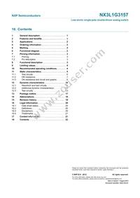 NX3L1G3157GW Datasheet Page 22