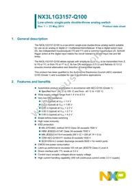 NX3L1G3157GW-Q100H Datasheet Cover