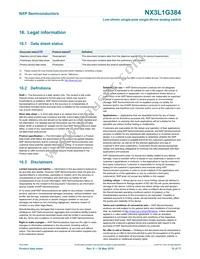 NX3L1G384GW Datasheet Page 15