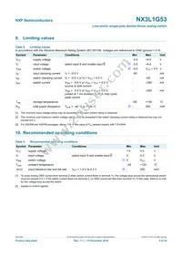 NX3L1G53GD Datasheet Page 5
