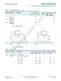 NX3L1G66GW-Q100H Datasheet Page 5