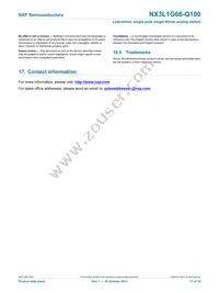 NX3L1G66GW-Q100H Datasheet Page 17