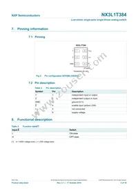 NX3L1T384GM Datasheet Page 3