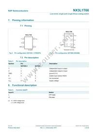 NX3L1T66GM Datasheet Page 3