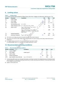 NX3L1T66GM Datasheet Page 4