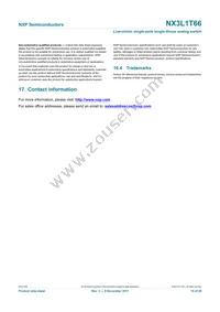 NX3L1T66GM Datasheet Page 19