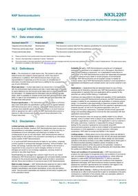 NX3L2267GM Datasheet Page 20