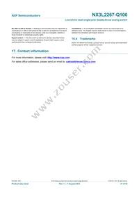 NX3L2267GU-Q100X Datasheet Page 21