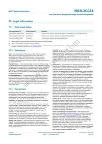 NX3L2G384GD Datasheet Page 19