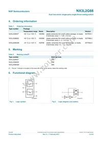 NX3L2G66GM Datasheet Page 2