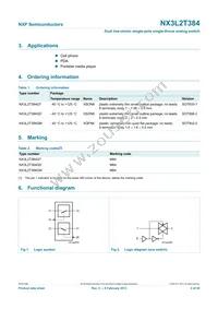 NX3L2T384GT Datasheet Page 2