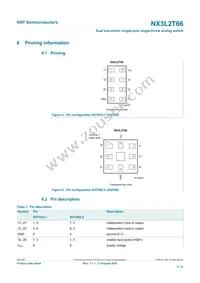 NX3L2T66GD Datasheet Page 3