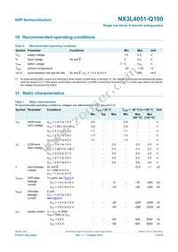 NX3L4051PW-Q100J Datasheet Page 6