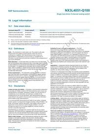 NX3L4051PW-Q100J Datasheet Page 21