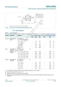 NX3L4053HR Datasheet Page 7