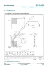 NX3L4053HR Datasheet Page 17