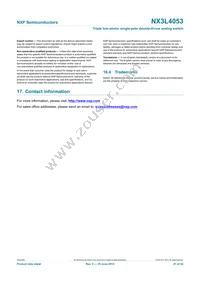 NX3L4053HR Datasheet Page 21