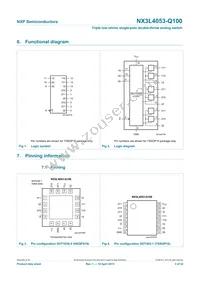 NX3L4053PW-Q100J Datasheet Page 3