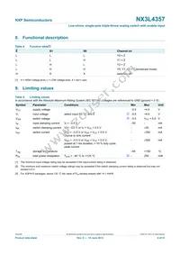NX3L4357GM Datasheet Page 4