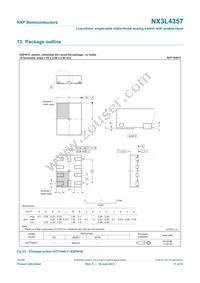 NX3L4357GM Datasheet Page 17