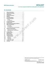 NX3L4357GM Datasheet Page 21