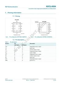NX3L4684TK Datasheet Page 3