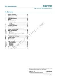 NX3P1107UKZ Datasheet Page 16