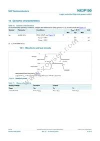 NX3P190UK Datasheet Page 8