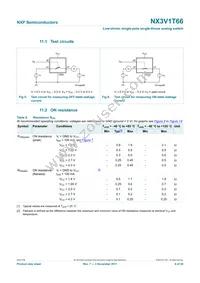 NX3V1T66GW Datasheet Page 6