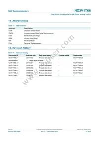 NX3V1T66GW Datasheet Page 17