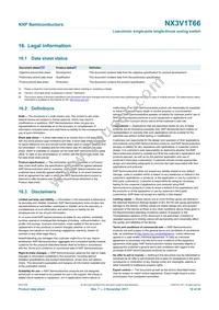 NX3V1T66GW Datasheet Page 18