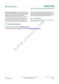 NX3V1T66GW Datasheet Page 19