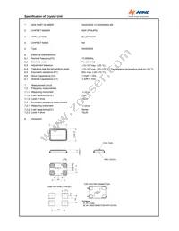 NX4025DA-13.000000MHZ-B6 Datasheet Cover