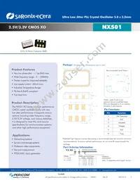 NX5011C0120.000000 Datasheet Cover