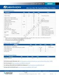 NX5011C0120.000000 Datasheet Page 2