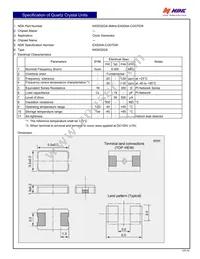 NX5032GA-8MHZ-EXS00A-CG07039 Datasheet Cover